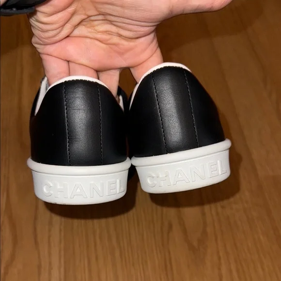 Chanel Uniform Black Sneakers - Picture 4 of 6